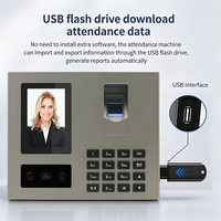 Terminal de point de présence JINGXIN avec écran couleur 2,8 pouces, reconnaissance faciale et empreinte digitale, prise en charge multilingue, lecteur USB, pour magasins de détail