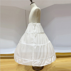 S0652R <span class=keywords><strong>Robe</strong></span> pour enfants Fluffy Princess Good-looking Temperament 55CM Jupe à anneau en acier unique à trois couches - Product Image 2