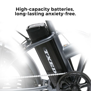 Nuevo Diseño, Bicicleta Eléctrica Plegable de 20 Pulgadas con Llantas Gruesas, Motor Trasero sin Escobillas, 7 Velocidades, Alcance de 25 km/h, E Transformer Fatty Premium - Product Image 4