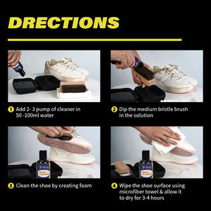 Multi-Especificação Branco Sneaker Shoe Care Kit Novo Design Travel Pack com Toalha Pig Brush Modelos Especiais - Product Image 4