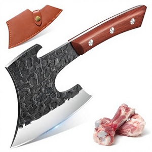 Premium Carbon Steel Wood Handle Kitchen Chef <b>Bread</b> <b>Knife</b> for Watermelon and Ham Slicing - Product Image 3