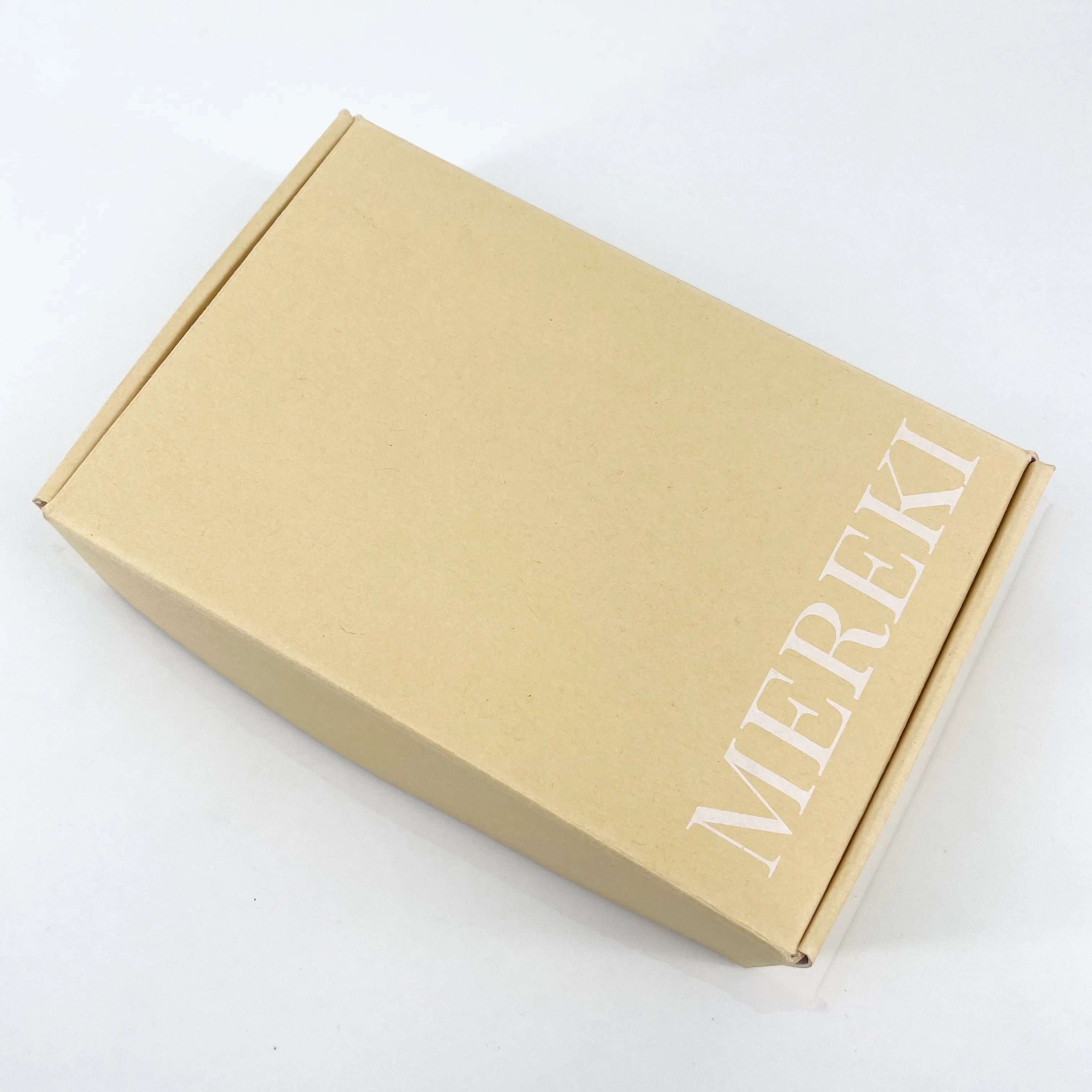 Biodegradable Eco Friendly Custom Brand Logo Printed Foldable Box Packaging Kraft Paper Shipping Box