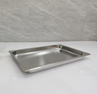 304 Edelstahl Dampfgarbehälter 1/1 Größe Gastronorm-Behälter 40MM Tiefe Schale für Restaurants
