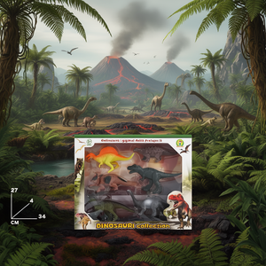 Colección de Dinosaurios 34x27x4 Cm Juego de Figuras de Animales Prehistóricos para Niños de 3+ Años - Product Image 3