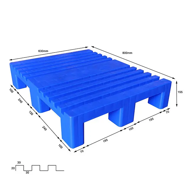 Virgin Hdpe Zware Afdrukken Gebruik Plastic Pallet Voor Drukkerij