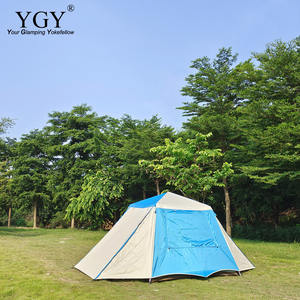 YGY Double couche Glamping, installation instantanée, tente de Camping, 3 à 4 personnes, étanche, Anti-UV, famille, extérieur, 4 saisons, tente de jardin - Product Image 6
