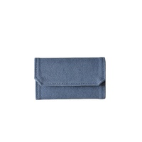 Eco Friend tas desain hadiah tahan lama kanvas dapat dicuci antik dompet koin kecil biru merah muda dompet pemegang kartu tas dompet pria wanita