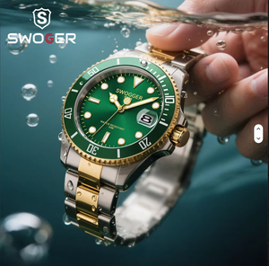 Relojes de Lujo Automáticos para Hombre, Venta al por Mayor, Movimiento GMT 3285, Cristal de Zafiro, Acero Inoxidable 904L, Estilo Buzo - Product Image 3