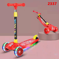 Scooter de planche à roulettes pour enfants cadre animal trottinette pliable pour enfants avec 3 roues