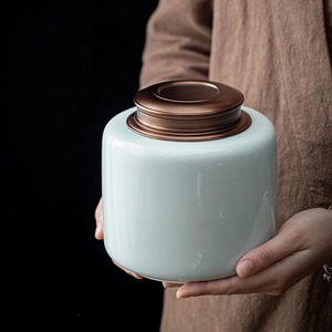 Оптовая продажа, керамические урны для домашних животных, герметичные влагостойкие алюминиевые бутылки, урны для домашних животных - Product Image 3