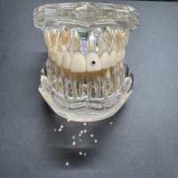 Kit de fabrication de bijoux dentaires en forme de papillon, personnalisable en gros, avec des pierres précieuses rondes et ovales, des pierres précieuses de couleur, des pierres précieuses pour les dents