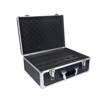 Boîte d'échantillons en aluminium OEM/ODM pour panneaux en bois et salon de meubles Boîte de construction durable essentielle avec boîte à outils en mousse prédécoupée