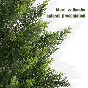 Árbol Artificial Realista <span class=keywords><strong>de</strong></span> Cedro, <span class=keywords><strong>Pino</strong></span> o Ciprés <span class=keywords><strong>de</strong></span> 3 Pies para Decoración del Hogar, Porche, Oficina o Entrada - Suministro al por Mayor - Product Image 3
