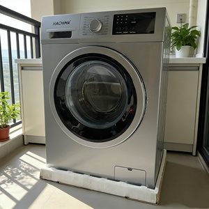 Prêt à être expédié : Lave-linge séchant indépendant à chargement frontal de 10 kg, grande capacité de 80,8 litres pour répondre aux besoins de lavage familial. Sta - Product Image 1