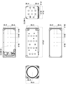 Módulo de cámara con zoom óptico Ultra Starlight 92x de 2MP 6,1-561mm 0.0005Lux para UAV, Torre y vigilancia costera - Product Image 2