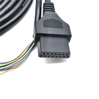 Câble audio VGA femelle DB 15P noir Câble d'extension de jeu VGA