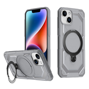 Hybrid TPU+PC Metal Magnetic Bracket Carbon <strong>Fiber</strong> Design Camera Protection Phone Cover Case for <strong>Google</strong> Pixel 9/9 Pro/9 Pro XL - Product Image 5