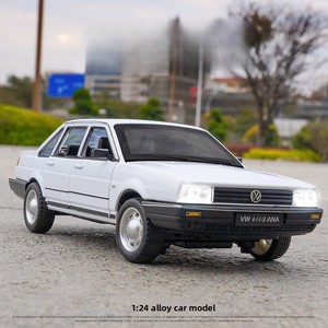 Modellino Auto Retrò <span class=keywords><strong>Volkswagen</strong></span> Santana in Scala 1:24, in Lega Pressofusa, con Suoni e Luci, Funzione Pull-Back e Porte Apribili, per Collezionisti e Regali, Vendita all'Ingrosso - Product Image 2