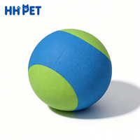 Balle de jeu flottante en caoutchouc couineur pour chien, solide, haute élasticité, résistante, interactive, pour toutes les races, fournitures pour animaux de compagnie
