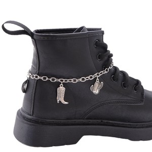 Chaînes de chaussures en métal pour Crocs, décorations personnalisables avec anneaux et pointes, accessoire de mode - Product Image 5