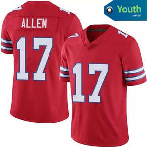 Camisas de Jovens de Josh Allen Buffalo # Camisas de Futebol Americano Costuradas VP Limitadas para Crianças, Presente de Natal - Product Image 4