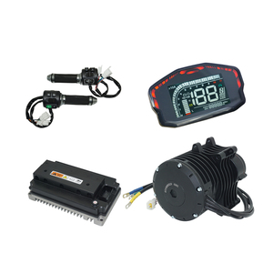 Kit de conversion de moteur central QSMOTOR 138 3000W V3 70H 5500W continu 72V 100KPH avec nouveau contrôleur EM150-2SP pour motos - Product Image 1