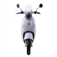 Moto électrique au design tendance 240W 48V 20AH, scooter électrique au lithium pour les trajets urbains