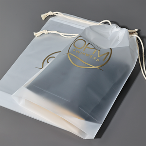 Biểu Tượng Tùy Chỉnh Phân Hủy Sinh Học In Ấn Frosted PE Nhựa Dây Kéo Túi Du Lịch Của Phụ Nữ Nhỏ EVA Túi Quà Tặng Túi Cho Chăm Sóc Cá Nhân - Product Image 2