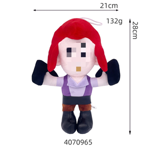 Peluche Orso Selvaggio Chaos, Giocattolo Morbido Blu Ricamato, Misure Personalizzate, Decorazione per la Stanza, Regalo di Natale per Fan - Product Image 6