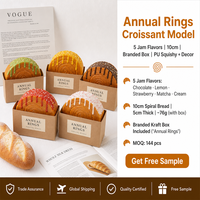 Southpeak Toy Squishy Bread Squishy Factory Annual Ring Squishy Toys 5 Flavors Slow Rising Fidget Toys Squeeze Toy ADHD Relief