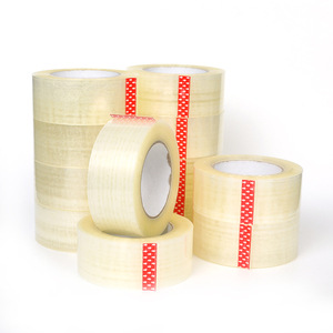 Mạnh mẽ tùy chỉnh in ấn trong suốt hoặc màu sắc rõ ràng bao bì biểu tượng tùy chỉnh đóng đai đóng gói tự <span class=keywords><strong>Bopp</strong></span> băng dính - Product Image 2