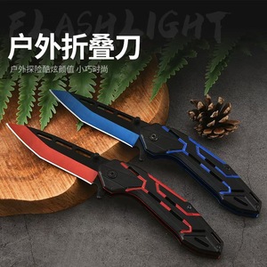 Multifunctional outdoor knife, high-hardness folding knife, sharp fruit knife, <b>camping</b> knife, portable wilderness survival - Product Image 5