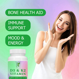 Healthcare Supplement Vitamin D3 &amp; K2 Capsules with Magnesium and Vitamin B6 Support Overall Vitality Improve Immune System - Product Image 6