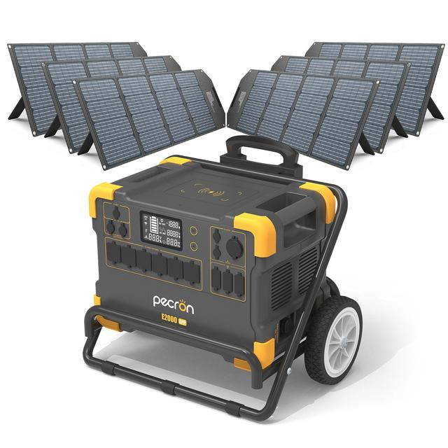 PECRON E2000LFP EXPANDABLE 2000W Outdoor Energy Storage Power Station, Solar Portable Power Station Lifepo4