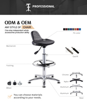 Chaise de laboratoire ESD pour mobilier de chimie scolaire