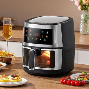 <span class=keywords><strong>Freidora</strong></span> de Aire OEM/ODM Personalizada de 8 Litros con Revestimiento de Acero Inoxidable, Pantalla LCD, Horno Doméstico sin <span class=keywords><strong>Aceite</strong></span> con Vapor - Product Image 3