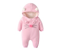 Hiver Bébé Barboteuse Body Peluche Creepers Coton Chaud Épaissir Combinaison Nouvel An Cadeau De Noël Nouveau-Né Fille Garçon Bébé Vêtements