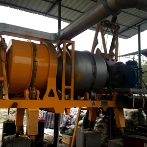 Cao năng lực sản xuất 10 tấn mỗi giờ nhựa đường Mixer thực vật với động cơ và PLC thành phần cốt lõi - Product Image 6