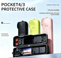Accessoire de rangement pour filtres d'appareil photo DJI Osmo Pocket 3/4, étui de protection pour filtres d'objectif avec rotation à 360 degrés et cordon