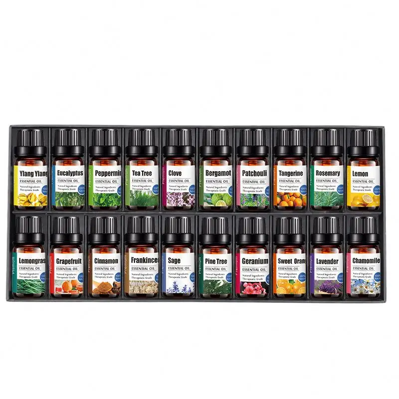 Top 6 private label essential set aromatherapy oil herbal extract natural spice