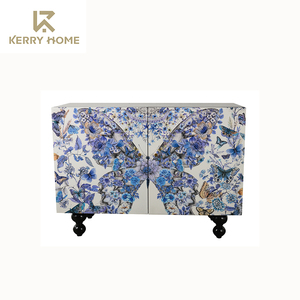 Écran pliant en <span class=keywords><strong>bois</strong></span> massif de cloison rétro chinoise moderne avec des techniques imprimées pour la décoration de salon - Product Image 4