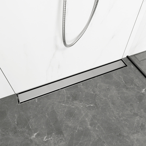 Desagüe de ducha lineal antiolor de fácil instalación Acabados especiales con rejilla de inserción de azulejo y base giratoria 360 - Product Image 3