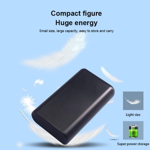 Vente en gros de banques d'alimentation USB 10000 mAh à charge rapide, chargeur portable avec logo personnalisé, 12V 2A, Moilbe Powerbank - Product Image 3