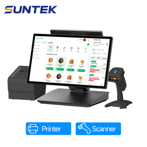 Système de point de vente Suntek 15,6'' <span class=keywords><strong>avec</strong></span> écran tactile, services commerciaux, tablette Android, <span class=keywords><strong>caisse</strong></span> enregistreuse POS - Product Image 2