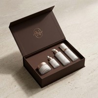 Boîte cosmétique rigide magnétique écologique de luxe haut de gamme avec logo personnalisé, doublure en éponge, coffret cadeau pour sérum de soin de la peau, OEM