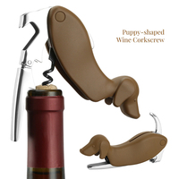 Ouvre-bouteille en forme de chiot, tire-bouchon à vin multifonction en acier inoxydable, ouvre-bouteille de bière créatif, accessoire à vin en forme d'animal, cadeau