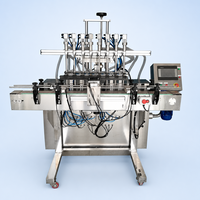 Machine de remplissage automatique SINBON pour bouteilles de 250 ml, à piston liquide, pour parfum, huile, crème, miel