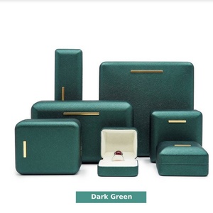 High-grade PU Leather Jewelry Boxes for Promise <b>Rings</b> Earrings Pendant <b>Storage</b> Jewelry Boxes for Necklaces - Product Image 3