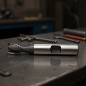 Ttake Standard Hss Co <b>Cutter</b> Ta1414 TiAln Coated 30 Degree Helix Short For Slots 2 Cutting <b>Edges</b> Weldon Shank - Product Image 3