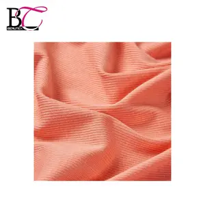Personalizza la composizione del tessuto a coste in Rayon Spandex per abbigliamento